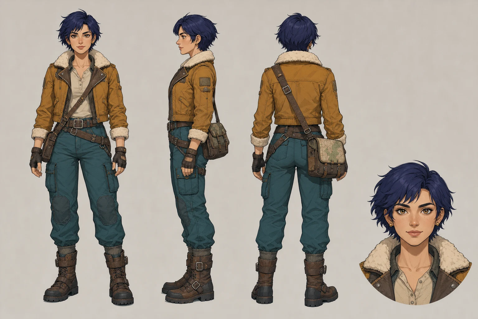 GPT Image 2 character sheet prompts result with an original woman animation turnaround