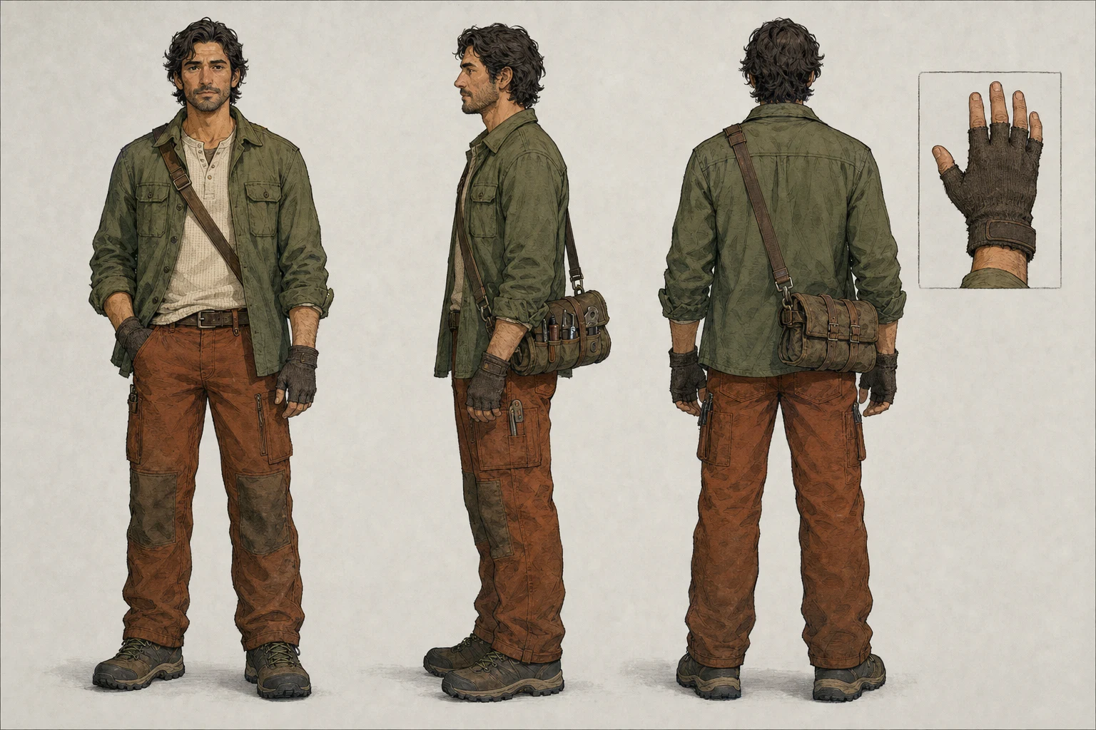 GPT Image 2 character sheet prompts result with an original man animation turnaround