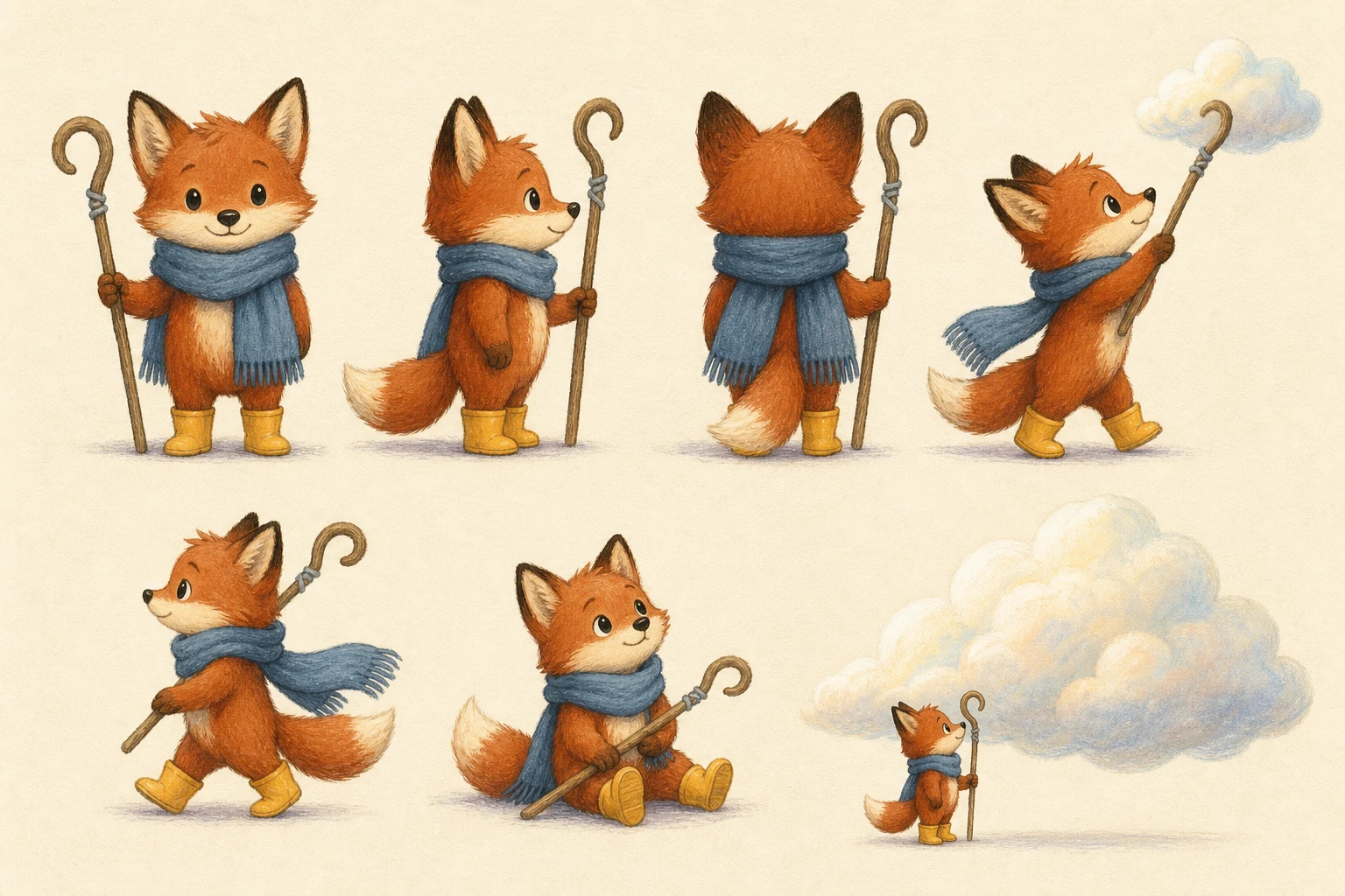 GPT Image 2 character sheet prompts result with a children’s-book protagonist sheet
